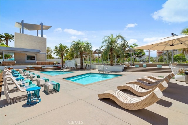 175 Cadence, Irvine, CA 92618 - community pool featuring a patio and a community hot tub