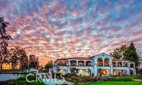 5369 Algarrobo Unit 1G, Laguna Woods, CA 92637 - view of back of property at dusk