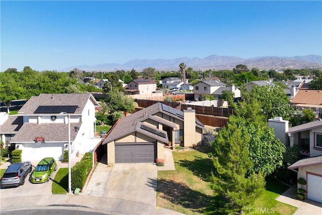 4846 Karling Pl, Palmdale, CA 93552 - aerial perspective of suburban area featuring a mountain backdrop