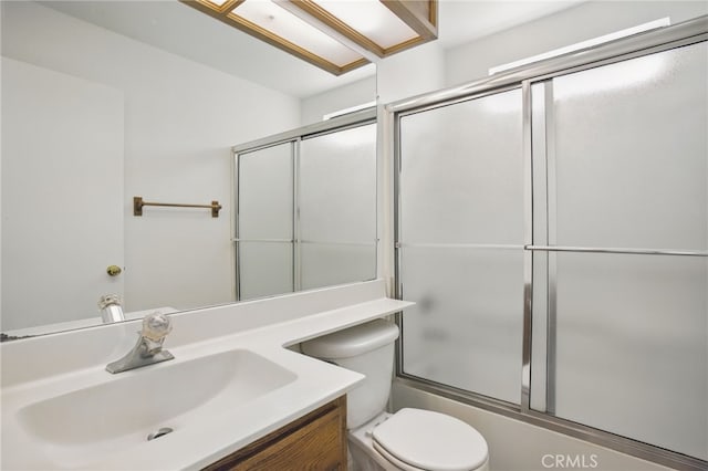 7000 Verdure Way, Elk Grove, CA 95758 - full bath with toilet, vanity, and combined bath / shower with glass door