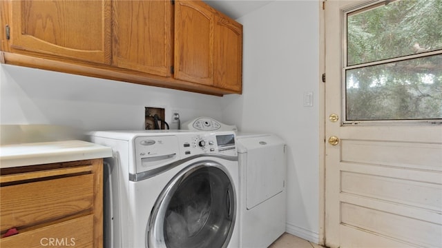 1104 W F St, Ontario, CA 91762 - washroom featuring cabinet space and washing machine and dryer