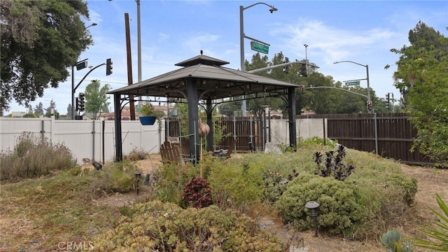 1104 W F St, Ontario, CA 91762 - view of yard featuring a gazebo