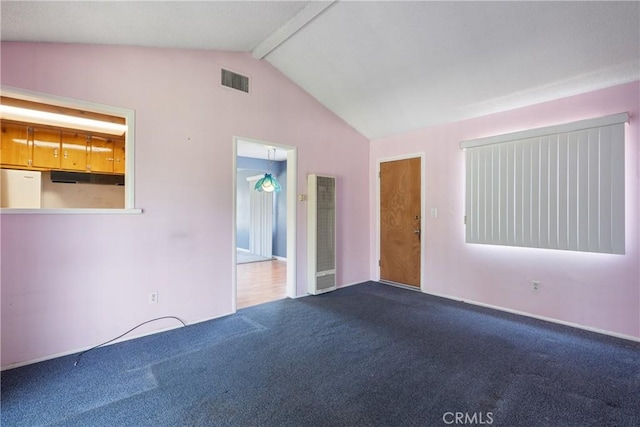 1254 Fieldgate Ave, Hacienda Heights, CA 91745 - spare room featuring a heating unit and dark colored carpet