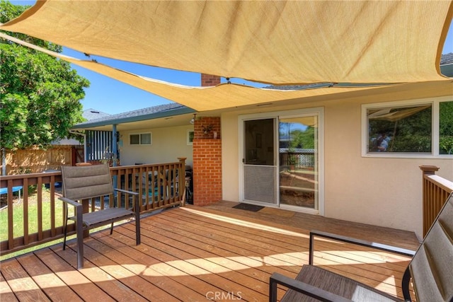 233 E Swift St, Orland, CA 95963 - view of wooden deck