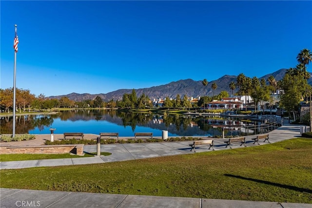 11 Berlamo, Rancho Santa Margarita, CA 92688 - view of property's community featuring a water and mountain view and a lawn