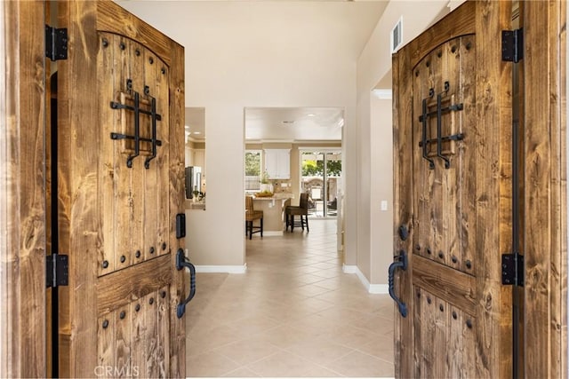 11 Berlamo, Rancho Santa Margarita, CA 92688 - entrance foyer with light tile patterned floors and baseboards