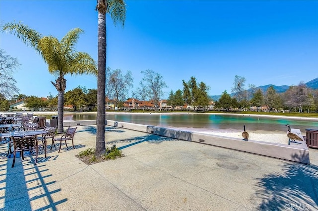 11 Berlamo, Rancho Santa Margarita, CA 92688 - view of pool with a mountain view and a patio area
