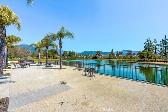 11 Berlamo, Rancho Santa Margarita, CA 92688 - view of swimming pool with a water and mountain view