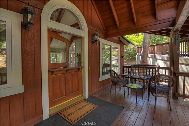 405 Terrace Rd, Lake Arrowhead, CA 92352 - view of sunroom