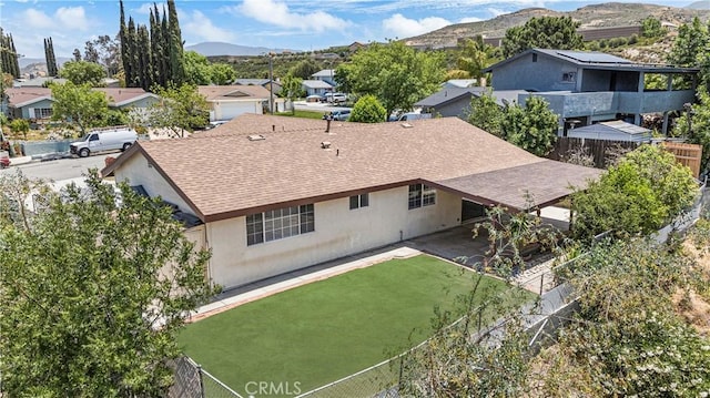 26111 Abdale St, Newhall, CA 91321 - aerial view of residential area with a mountain backdrop