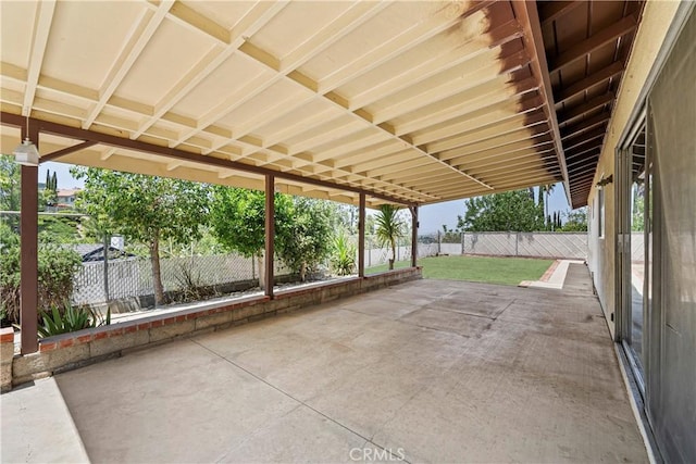 26111 Abdale St, Newhall, CA 91321 - fenced backyard with a patio