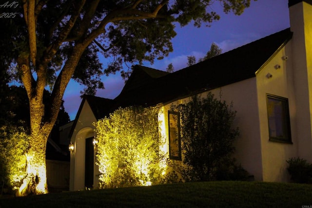 3030 Ibsen, Point Loma, CA 92106 - property exterior at dusk featuring stucco siding