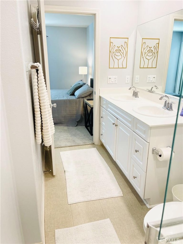 14120 W Willow Ln, Van Nuys, CA 91405 - bathroom with double vanity