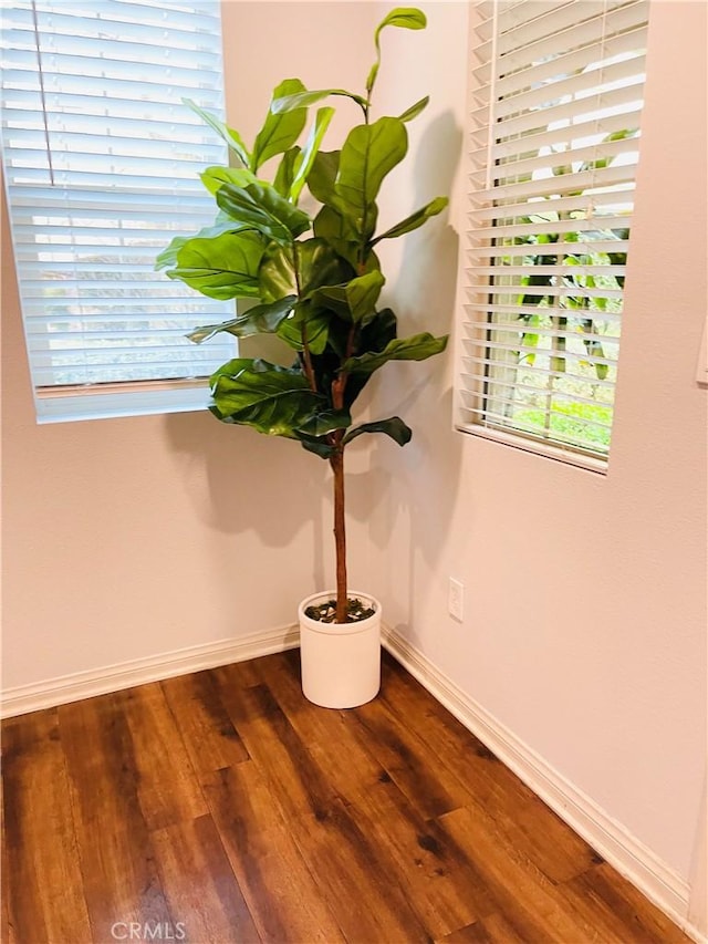 14120 W Willow Ln, Van Nuys, CA 91405 - detailed view of wood finished floors and baseboards