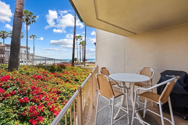 600 N The Strand Unit 3, Oceanside, CA 92054 - balcony featuring a water view