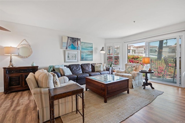 600 N The Strand Unit 3, Oceanside, CA 92054 - living area with wood finished floors