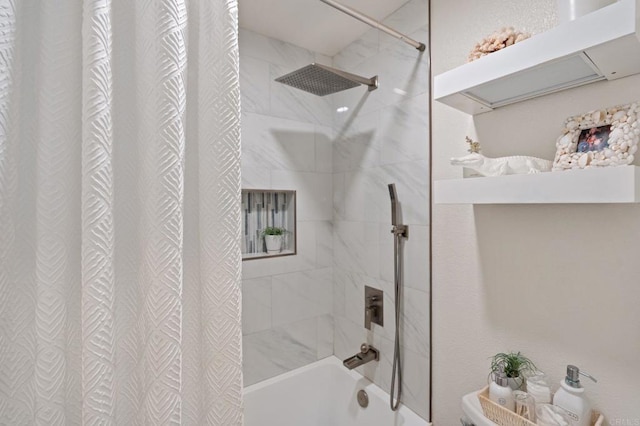 600 N The Strand Unit 3, Oceanside, CA 92054 - bathroom with shower / tub combo with curtain