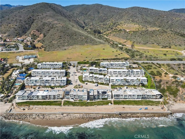 11938 Whitewater Ln, Malibu, CA 90265 - drone / aerial view of a water and mountain view