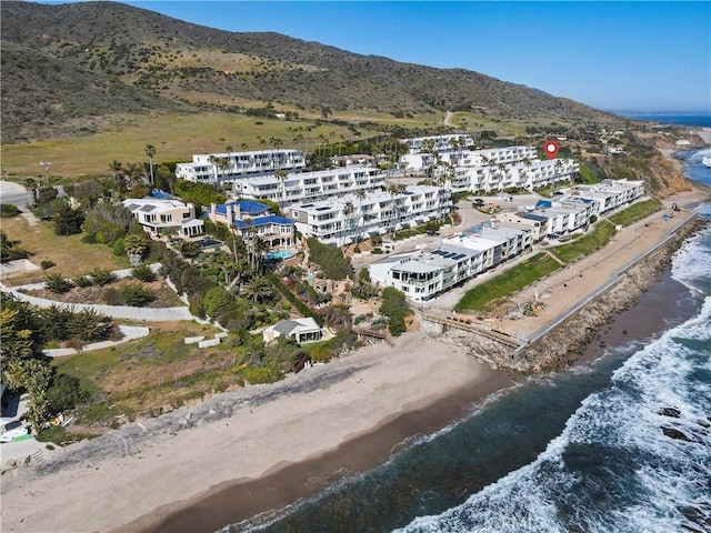 11938 Whitewater Ln, Malibu, CA 90265 - drone / aerial view of a water and mountain view