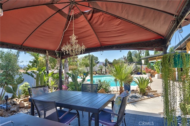 27071 Crews Hill Dr, Menifee, CA 92586 - view of patio featuring outdoor dining area