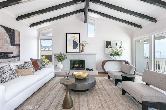 2145 Mcrae Dr, San Pedro, CA 90732 - living area with a high end fireplace and wood finished floors