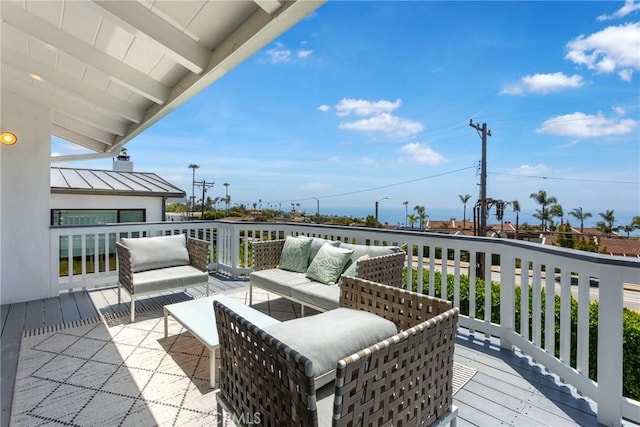 2145 Mcrae Dr, San Pedro, CA 90732 - deck featuring outdoor lounge area