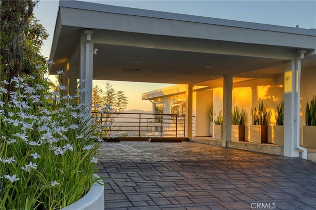 3863 Sherwood Pl, Sherman Oaks, CA 91423 - view of patio terrace at dusk