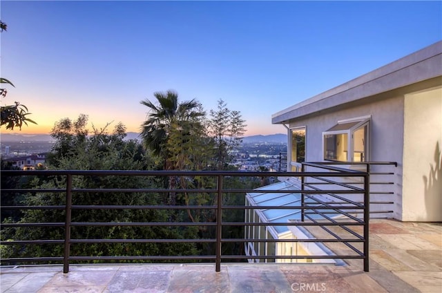 3863 Sherwood Pl, Sherman Oaks, CA 91423 - view of balcony at dusk