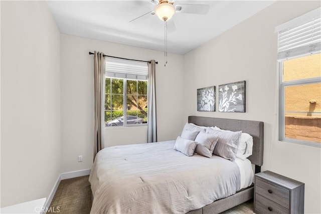 28181 Via Del Mar, San Juan Capistrano, CA 92675 - bedroom with baseboards and a ceiling fan