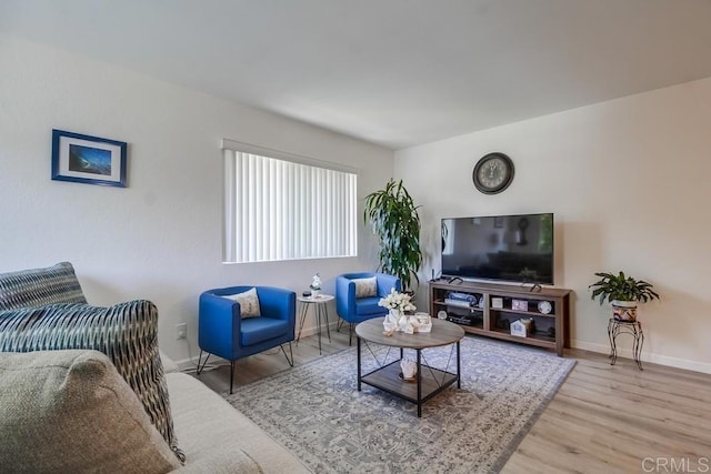 12158 Orange Crest Ct Unit 4, Lakeside, CA 92040 - living area with baseboards and wood finished floors
