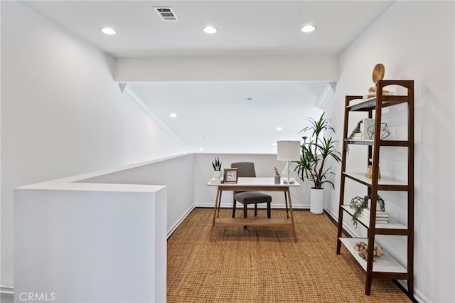 5547 Strand Unit 101, Hawthorne, CA 90250 - home office featuring recessed lighting and baseboards
