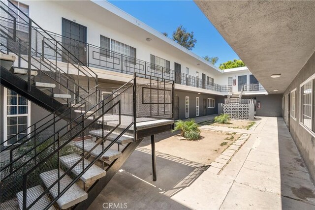 1850 Gardenia Ave, Long Beach, CA 90806 - view of patio / terrace featuring stairs