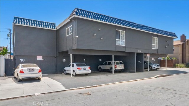 1850 Gardenia Ave, Long Beach, CA 90806 - view of building exterior with covered parking