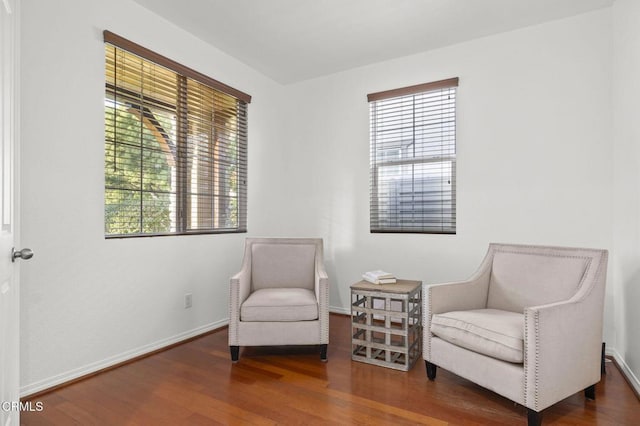 3806 Golden Pond Dr, Camarillo, CA 93012 - living area featuring healthy amount of natural light, wood finished floors, and baseboards