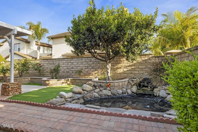 3806 Golden Pond Dr, Camarillo, CA 93012 - fenced backyard featuring a patio area