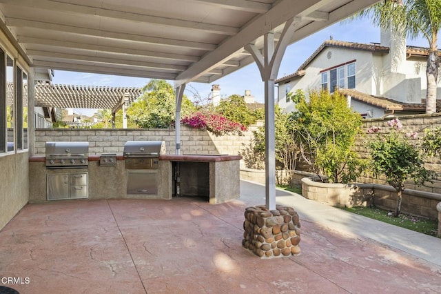 3806 Golden Pond Dr, Camarillo, CA 93012 - fenced backyard featuring a patio and a pergola