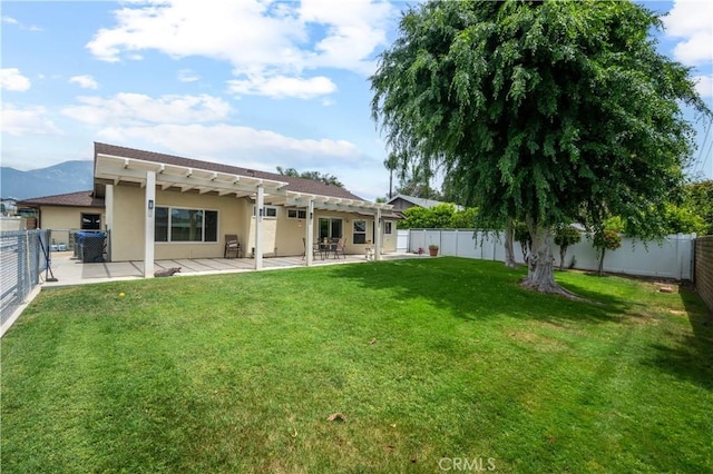 454 E Merrimac St, Upland, CA 91784 - rear view of house featuring stucco siding, a pergola, and a patio
