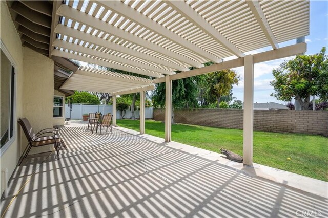 454 E Merrimac St, Upland, CA 91784 - view of patio / terrace featuring a pergola