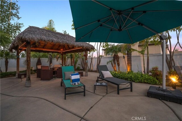 2229 N 3rd Ave, Upland, CA 91784 - fenced backyard featuring a gazebo and a patio
