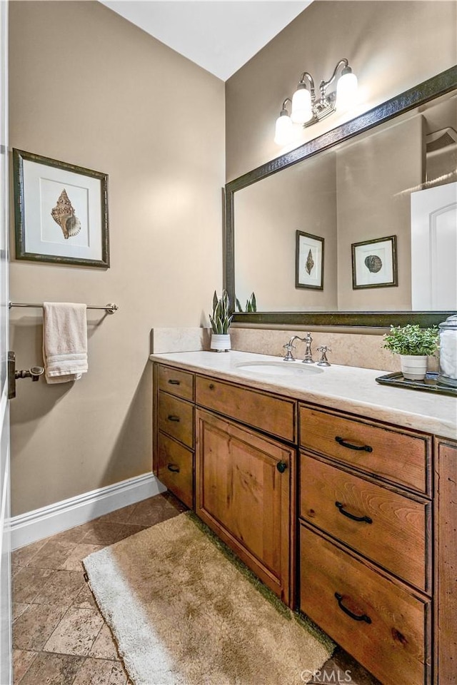638 Sierra Madre Blvd Unit D, Sierra Madre, CA 91024 - bathroom featuring vanity and baseboards