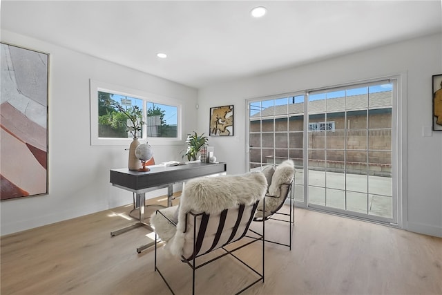 623 S Homerest Ave, Azusa, CA 91702 - office featuring light wood-style floors, recessed lighting, and baseboards