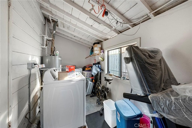 20927 Shearer Ave, Carson, CA 90745 - laundry area with water heater and separate washer and dryer