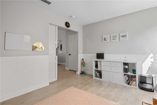 17913 Maplehurst Pl, Canyon Country, CA 91387 - rec room featuring light wood-style flooring and baseboards