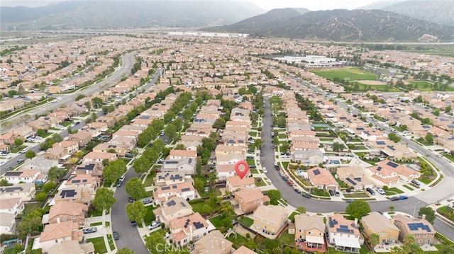 3883 Taconite Rd, San Bernardino, CA 92407 - aerial view of property's location featuring a mountainous background and nearby suburban area