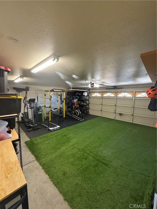 8843 San Diego Dr, Yucca Valley, CA 92284 - garage featuring a garage door opener