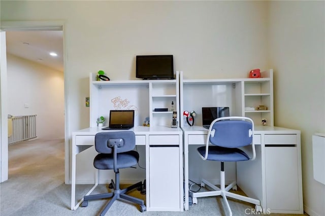 16710 Nicklaus Dr Unit 73, Rancho Cascades, CA 91342 - carpeted office space with radiator heating unit