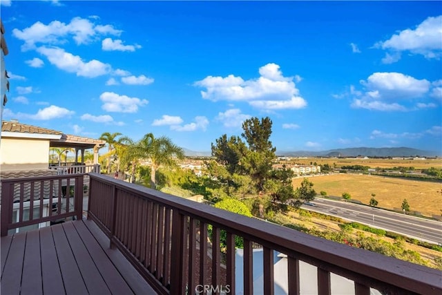 668 Corte Sol, Camarillo, CA 93010 - deck featuring a mountain view