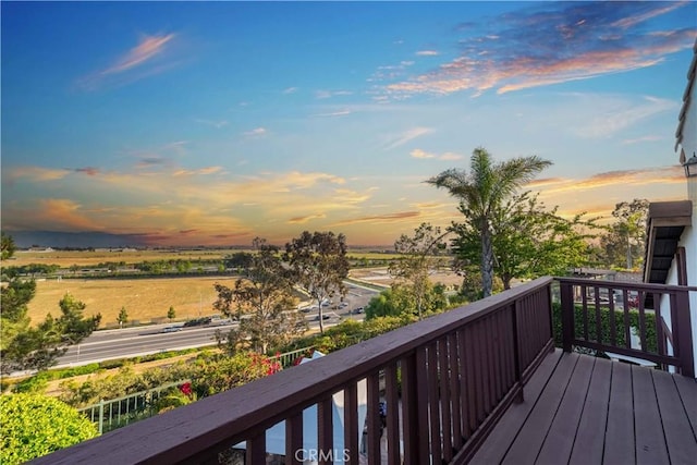668 Corte Sol, Camarillo, CA 93010 - view of deck at dusk