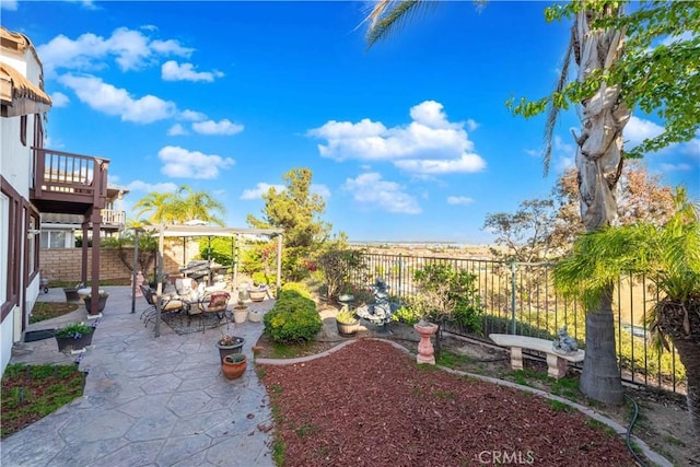 668 Corte Sol, Camarillo, CA 93010 - fenced backyard featuring a patio