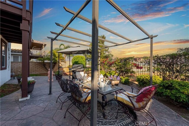 668 Corte Sol, Camarillo, CA 93010 - view of patio / terrace featuring a pergola and a gazebo